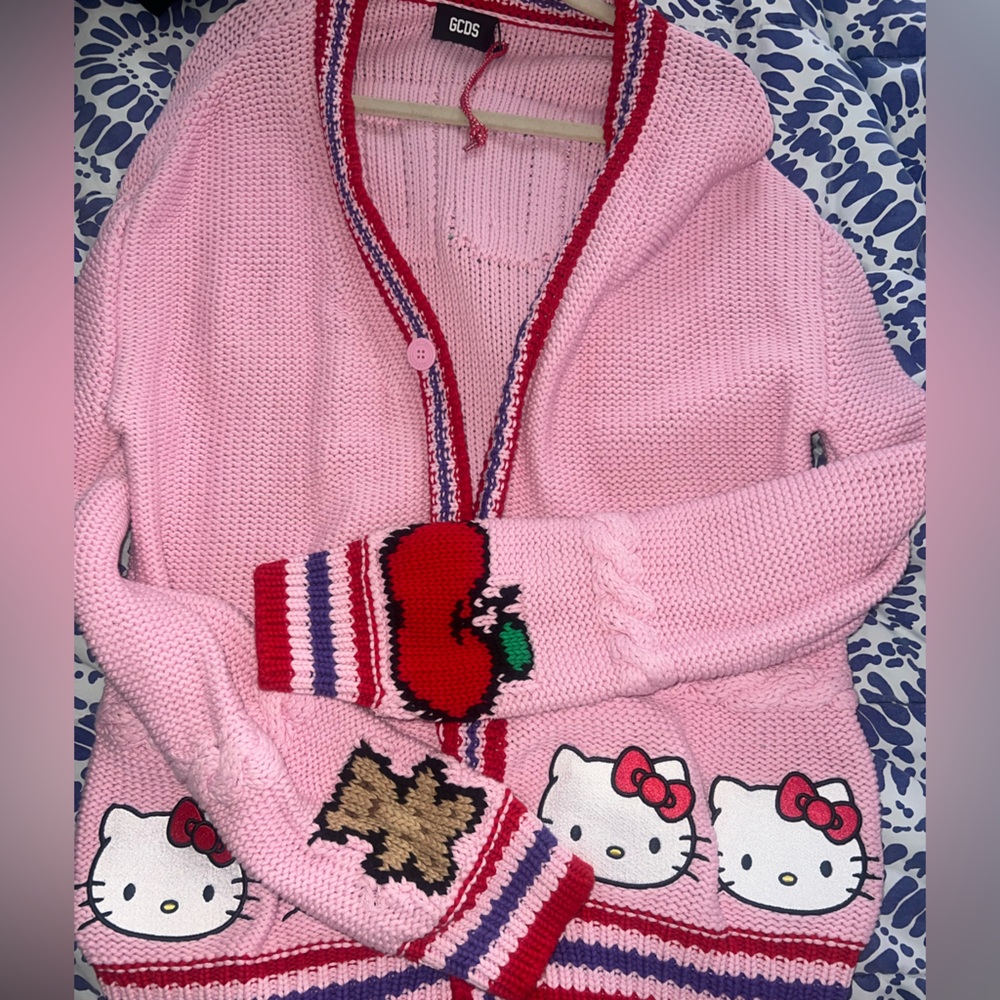 GCDS HELLO KITTY CARDIGAN